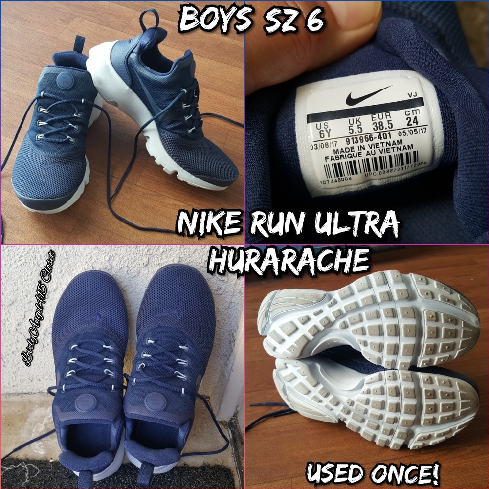 Barely Used Nike Run Ultra Hurarache Shoes Sz 6